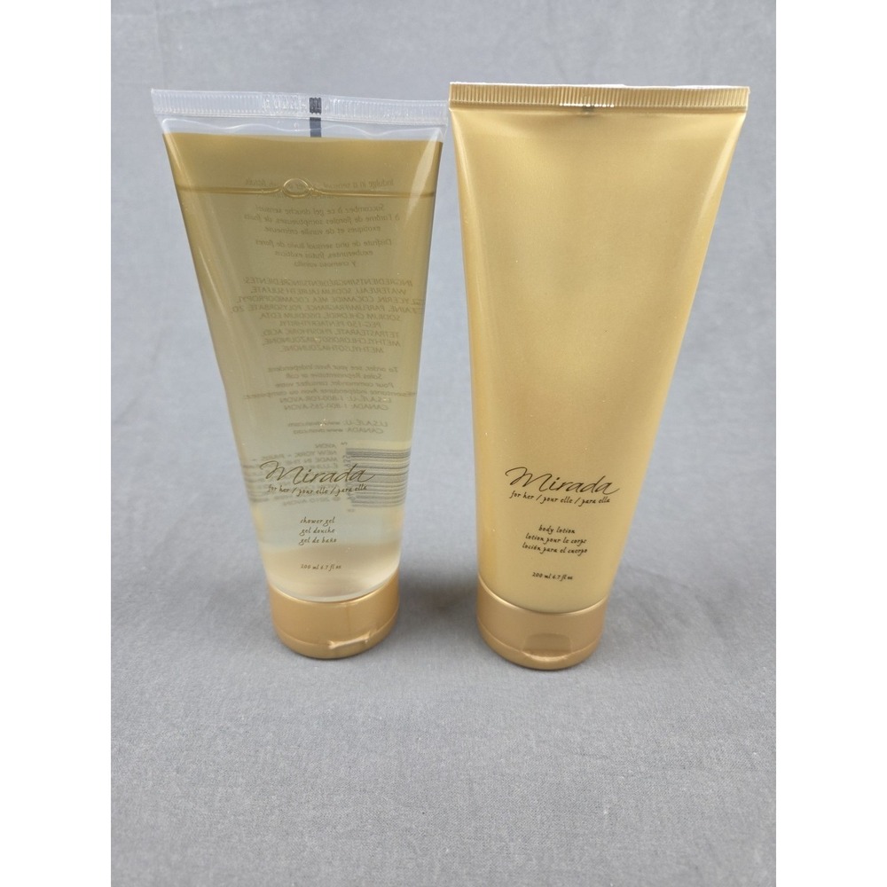 Avon Mirada Body Lotion And Shower Gel‎ Set 200ml/6.7fl Oz 2010 Sealed